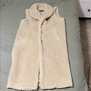 Polo by Ralph Lauren Off-White Sherpa Vest